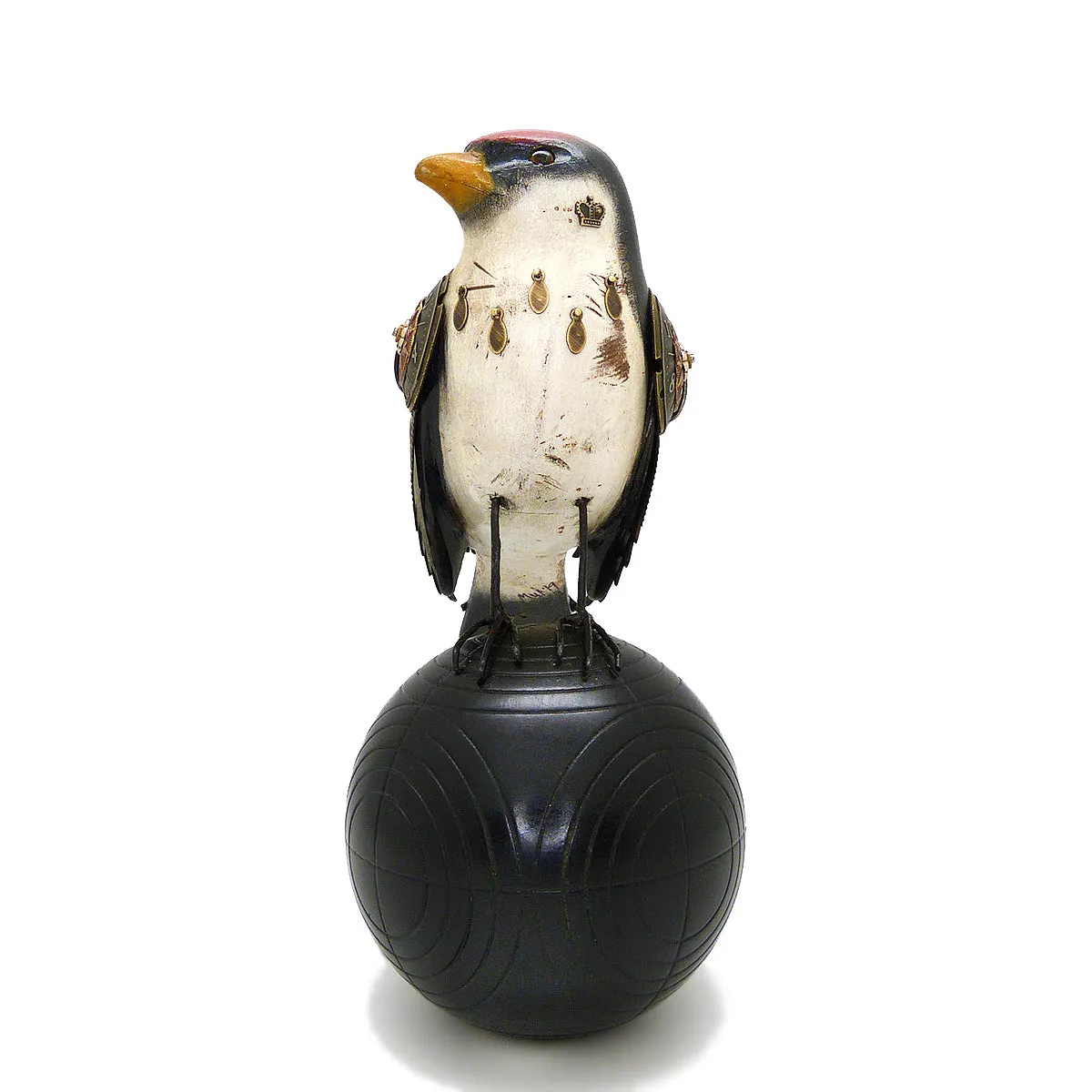Mullanium Black Manakin Bird Fancy Ball Artists Jim Tori Mullan Steampunk Handmade