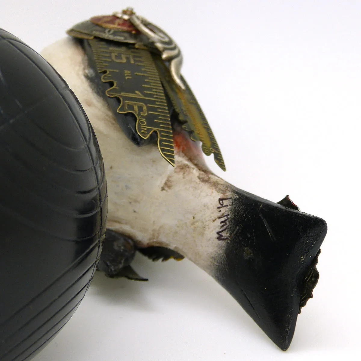 Mullanium Black Manakin Bird Fancy Ball Artists Jim Tori Mullan Steampunk Handmade