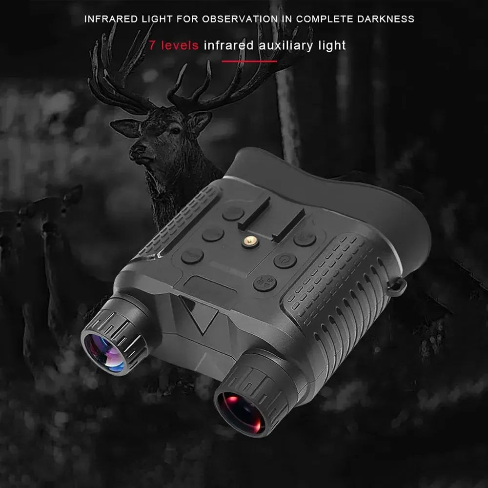 NV8160 Night Vision Binoculars HD 8x Digital Infrared Head Mount Hunting Telescope 400m Surveillance Camping Equipment