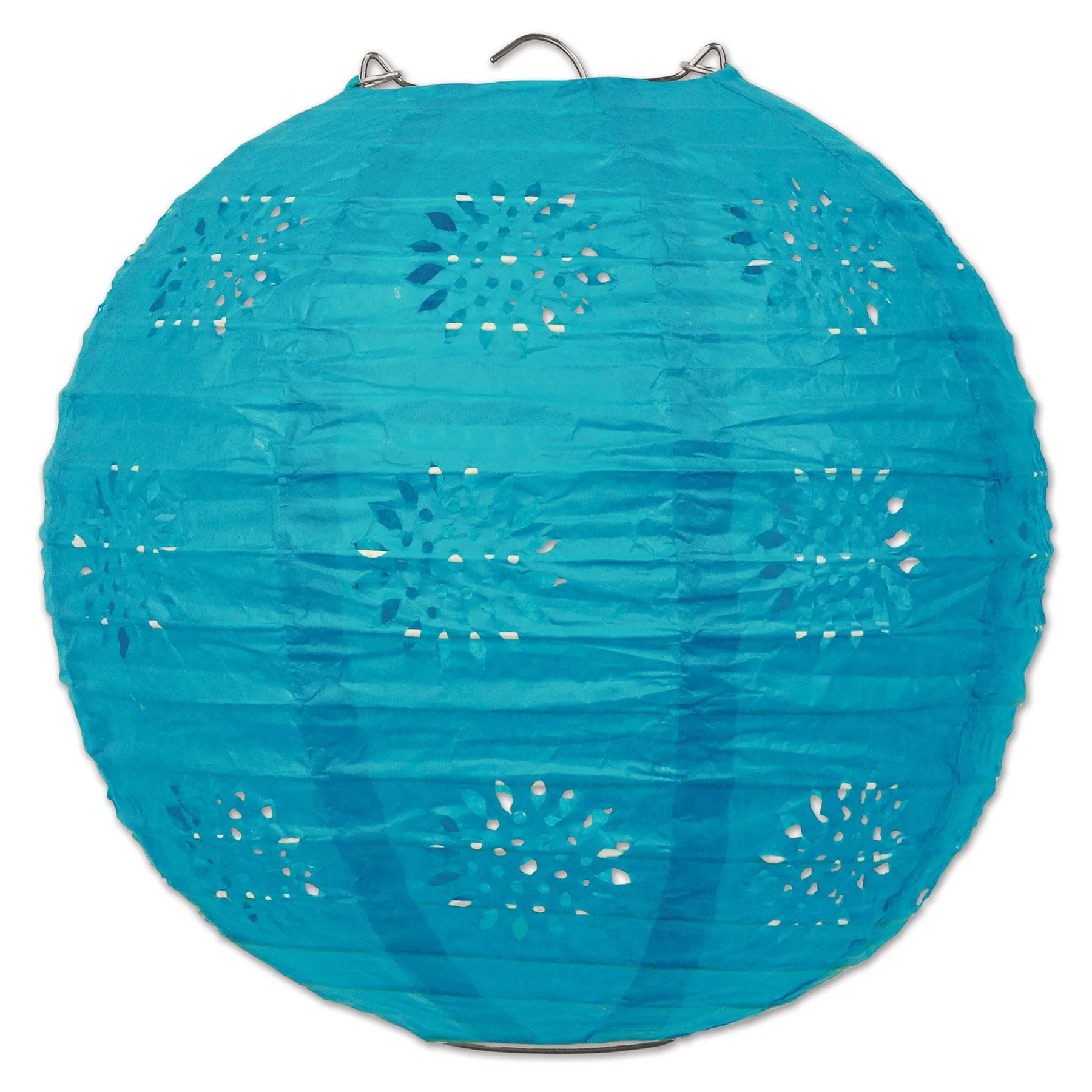 Party Lace Paper Lanterns Turquoise (3 per Package)