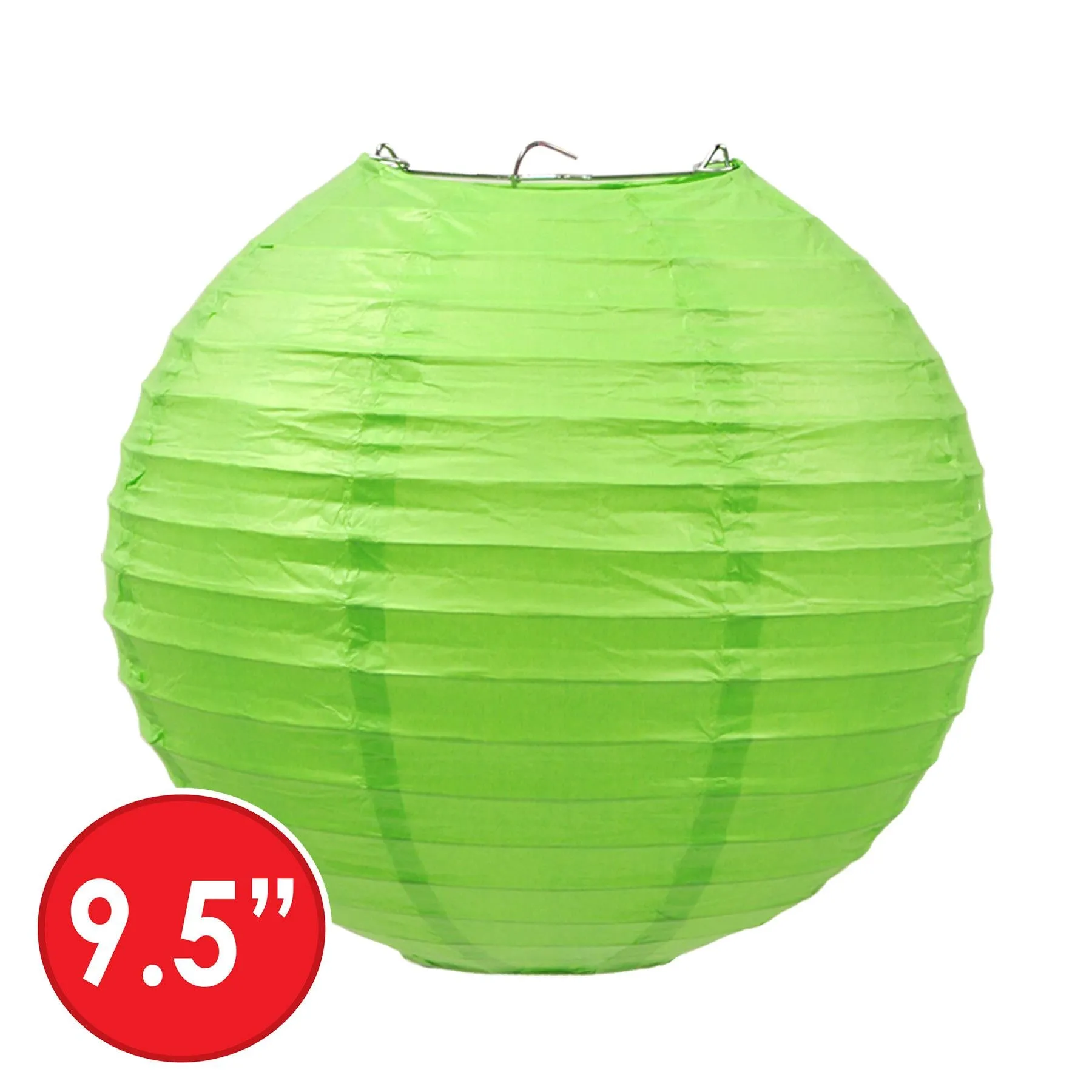 Party Paper Lanterns Light green (3 per Package)