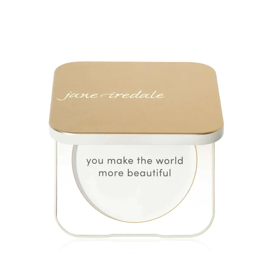 Refillable Pressed Bronzer Compact-Gold Square