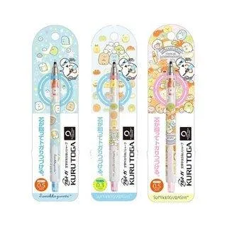 SAN-X x UNI KURUTOGA Not easy to break core mechanical pencil 0.3mm 0.5mm corner creature