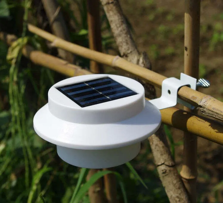 Set of 6 Solar Multipurpose Light with Screw & Mount Energy-Saving - White