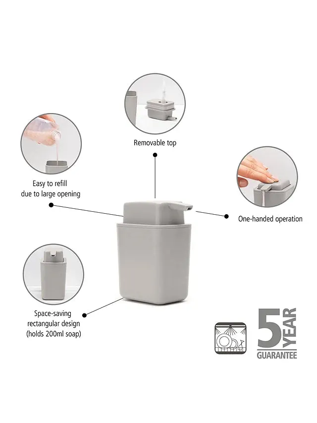 Soap Dispenser - Mid Grey