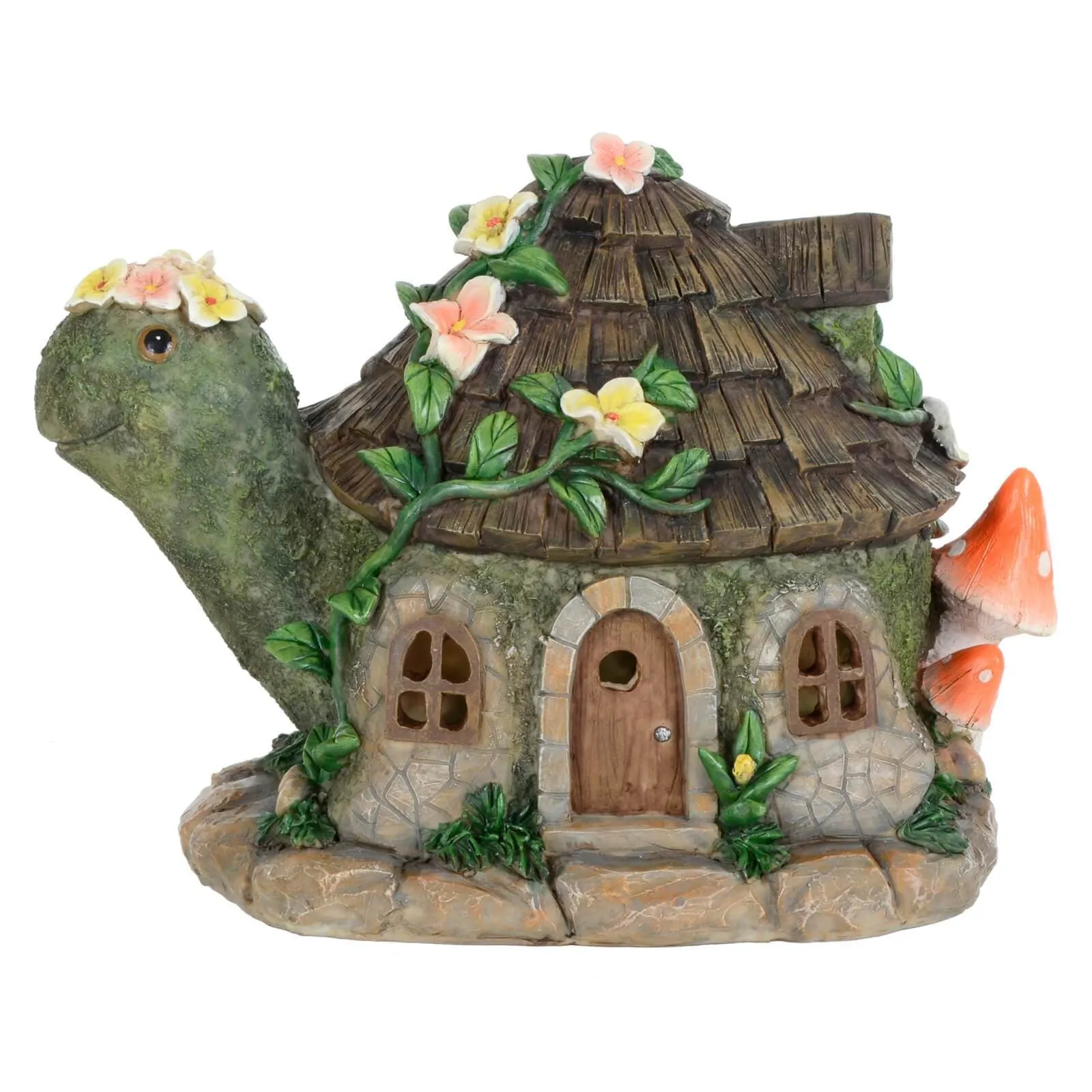 Solar Garden Decoration LED Light Up House Outdoor Ornament