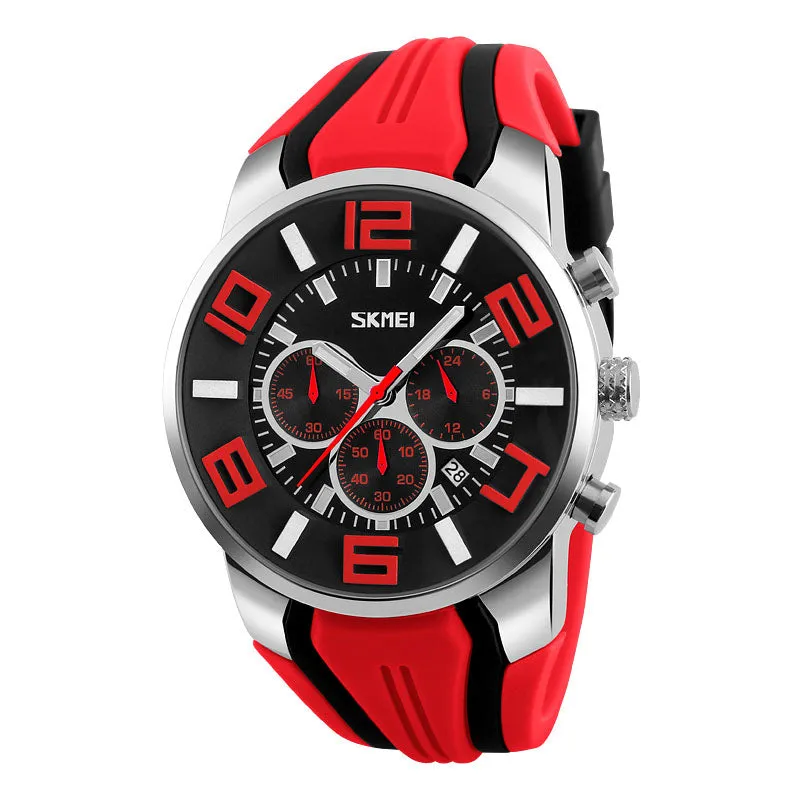 Three-dimensional sports fashion six-pin men's watch W2391828