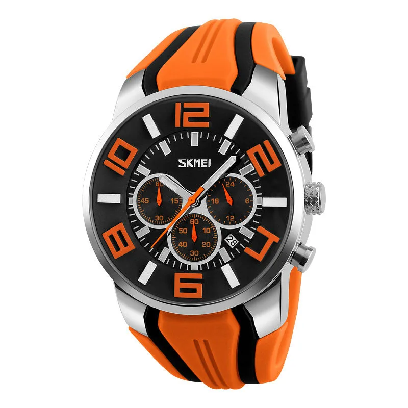 Three-dimensional sports fashion six-pin men's watch W2391828