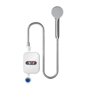 Waterproof Tankless Water Heater with LCD Display and Thermostat