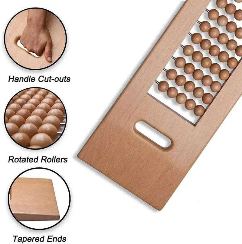 Wooden Sliding Transfer Board for Elderly and Disabled People to Assist In Moving Tools with Rollers From Wheelchair to Bed