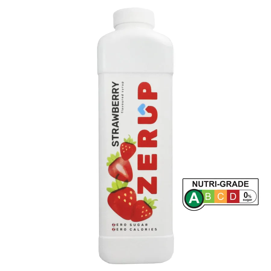 Zerup Zero Sugar Strawberry Syrup 1L