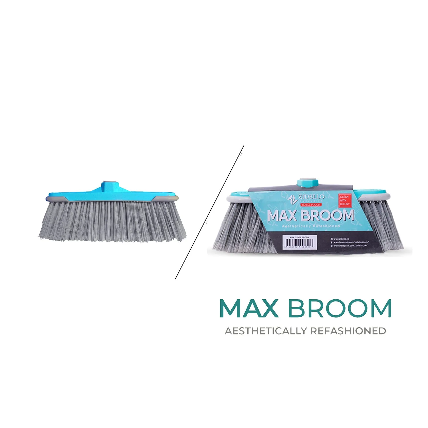 Zidello Floor Broom Refills - All Refill Heads